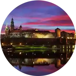 kraków widok na Wawel